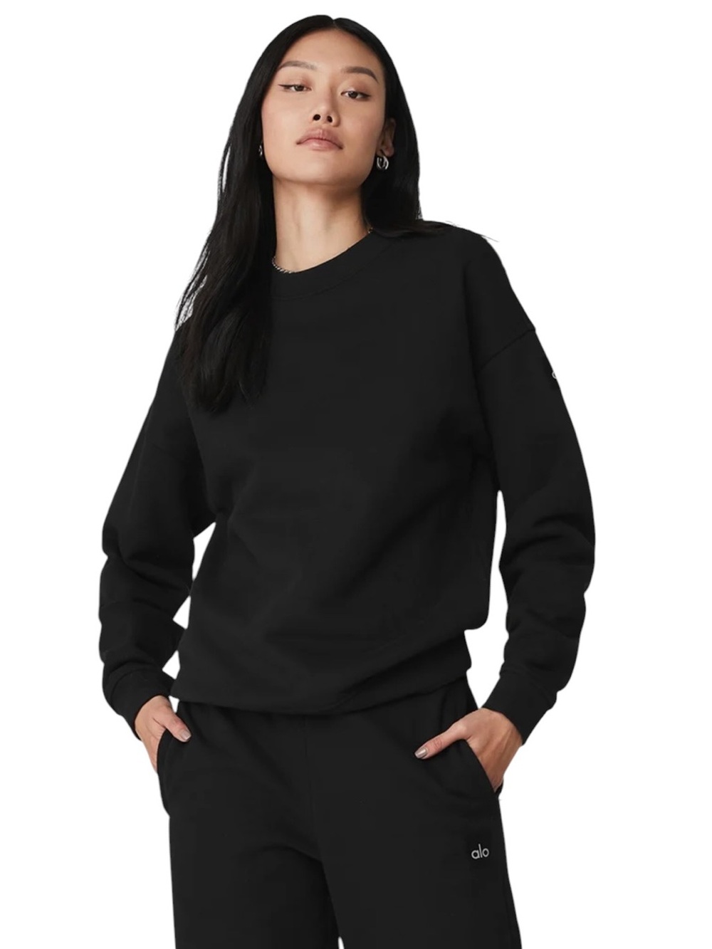 Alo Yoga Renown Heavy Weight Crew Neck Pullover Size XS